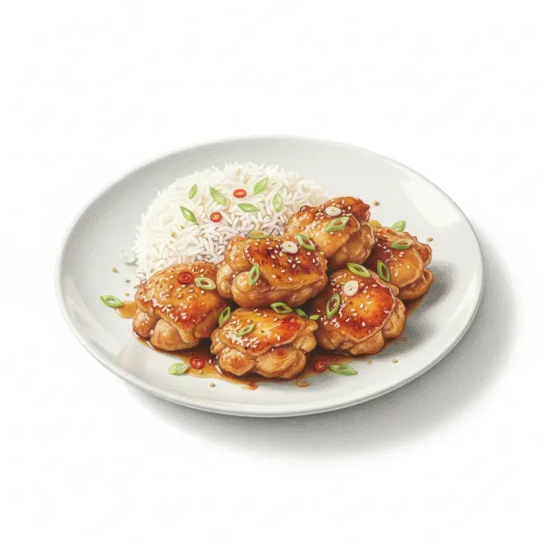 Peking Chicken and Rice