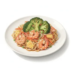 Shrimp Egg Noodles