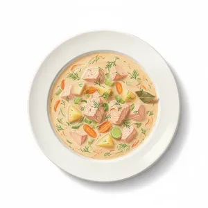 Creamy Salmon Soup